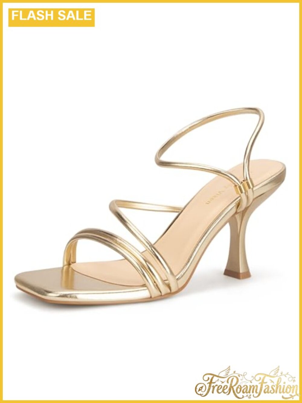 Strappy Kitten Heel Sandals Square Open Toe Ankle Strap Party Wedding Shoes